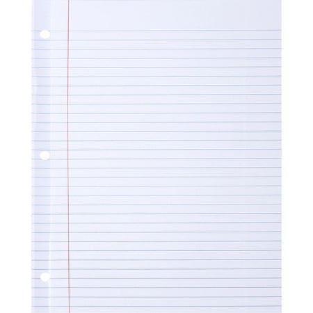 Sparco REINFORCED FILLER PAPER, WIDE RULE, 11X8 SPRWB213R